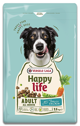 Happy Life Adult All Breeds Salmon 125 kg Packshot